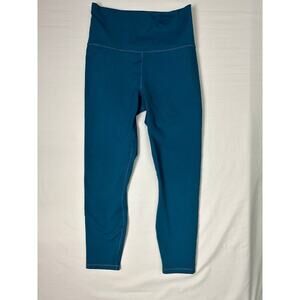 Fabletics Define PowerHold High-Waisted Capri Leggings Teal Blue XS